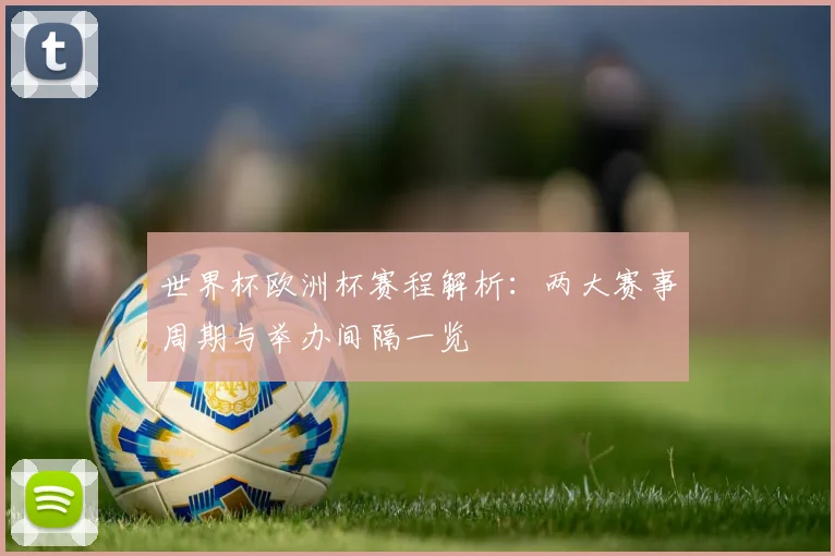 世界杯欧洲杯赛程解析:两大赛事周期与举办间隔一览